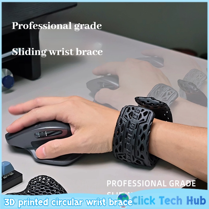 Wrist Rest Pad - Supporto per polso circolare stampato in