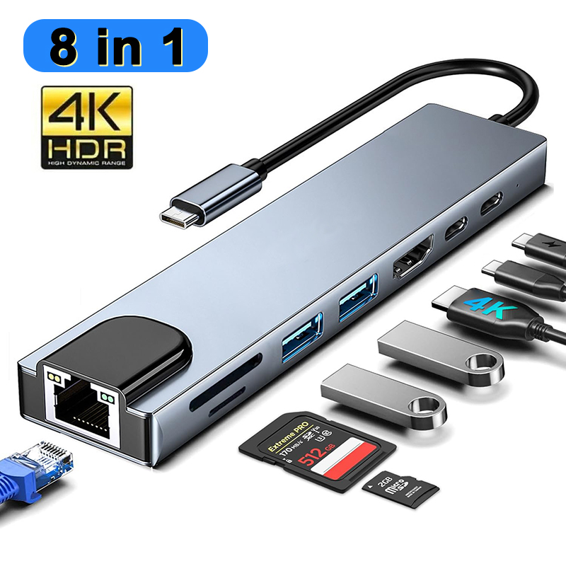Home Office For Mac - Hub USB tipo C 8 in