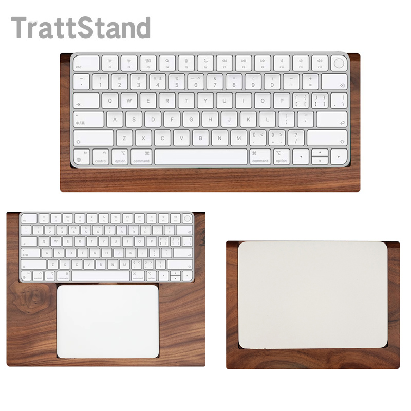 Wrist Rest Pad - Supporto 2 in 1 in legno
