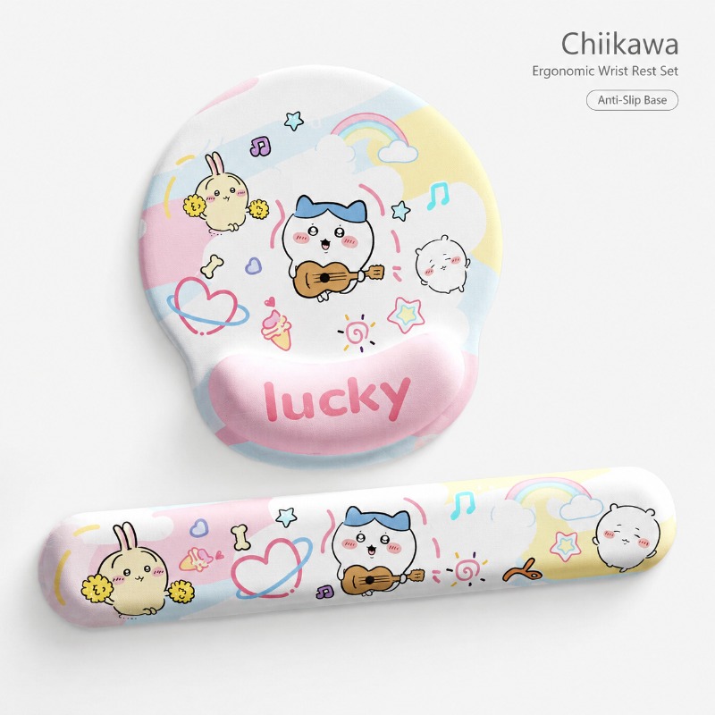 Wrist Rest Pad - Simpatico tappetino ergonomico per mouse Chiikawa