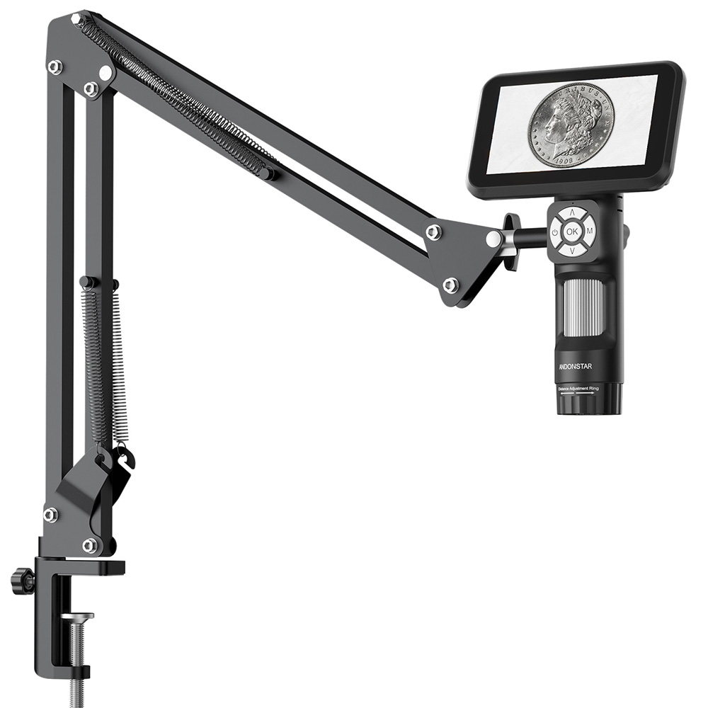 Monitor Arm Dual - Microscopio digitale flessibile Andonstar AD115 con
