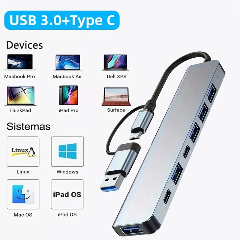 Home Office For Mac - Hub USB 3.0 2 in 1