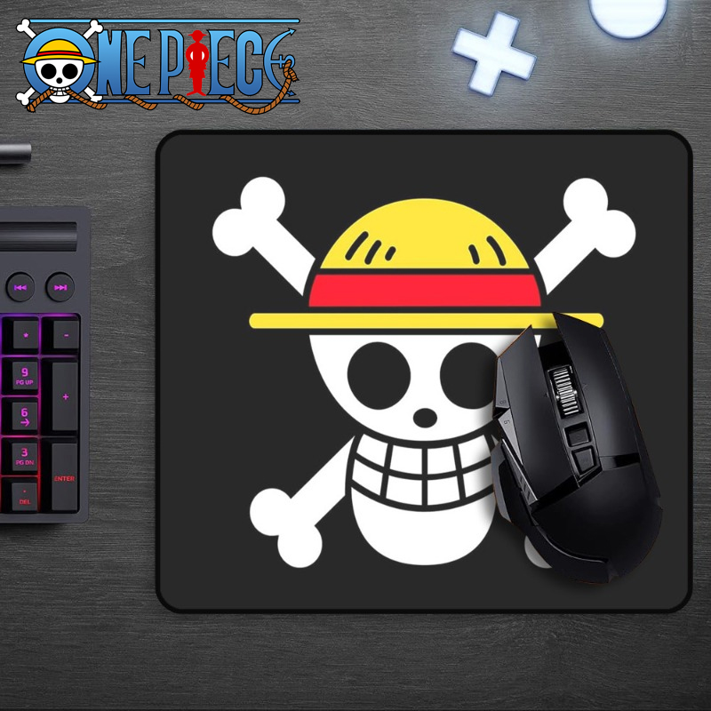 Home Office Keyboard And Mouse - Cartoon One Piece Rufy Skull Mouse