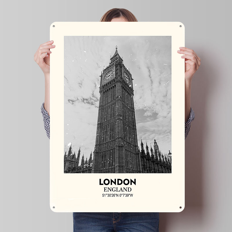 Home Office London - Poster stampato Big Ben di Londra,