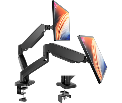 Monitor Arm Dual - Supporto per due monitor, braccio con
