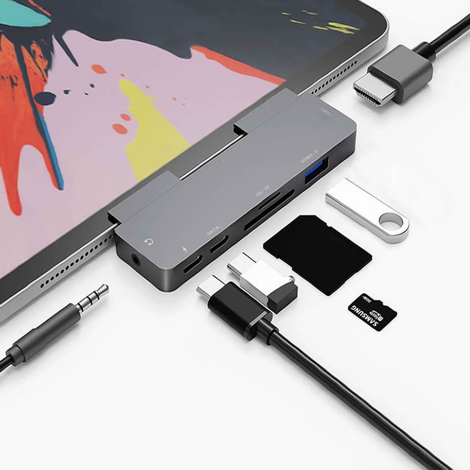 Home Office For Mac - Adattatore OUTMIX USB C Hub a