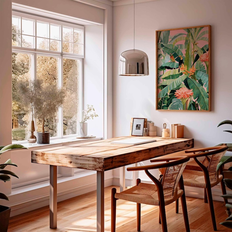 1 poster in tela tropicale ret - Home Office Youtube recensione e prezzo