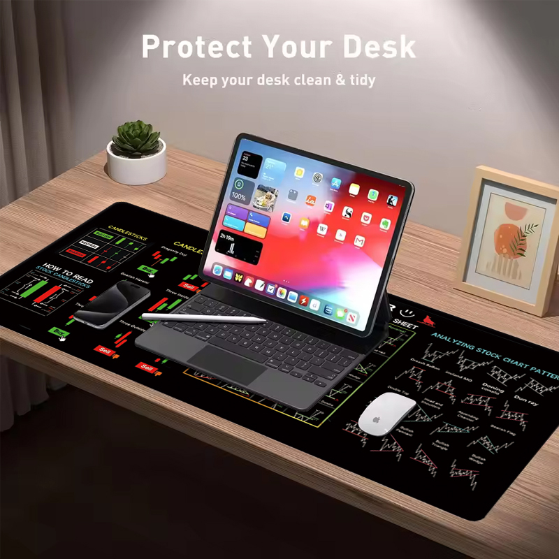 EXCO Stock Market Trader Tappe - Desk Mat Leather recensione e prezzo