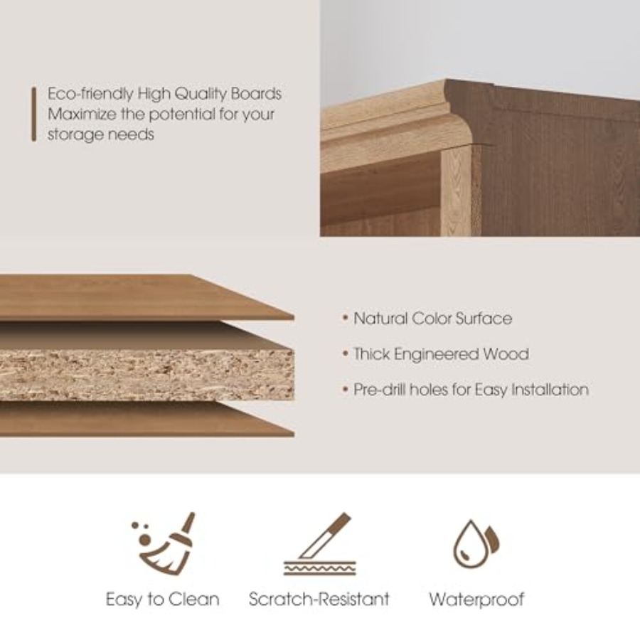 Libreria alta 70 cm in rovere  - Home Office And Library recensione e prezzo