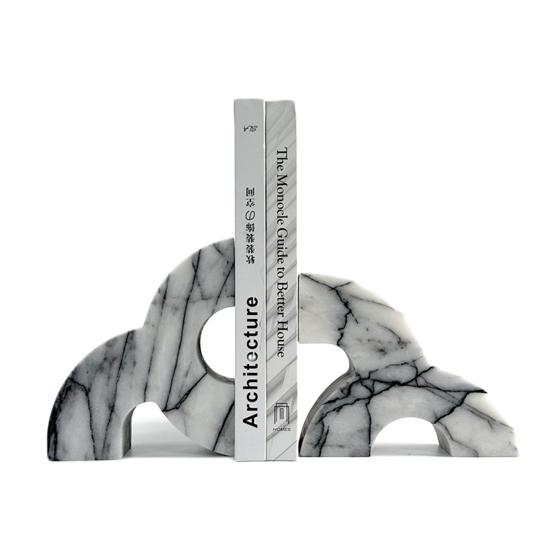 Fermalibri Moderni in Marmo, S - Home Office And Library recensione e prezzo