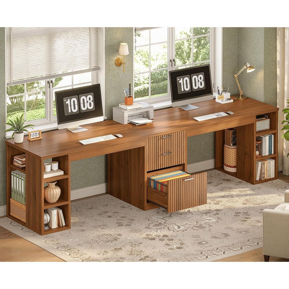 Scrivania per Computer 96.5, S - Home Office With Two Desks recensione e prezzo