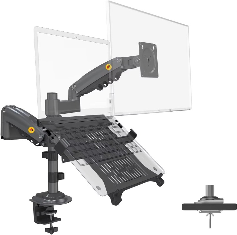 Supporto per laptop combinato  - Monitor Arm Dual recensione e prezzo