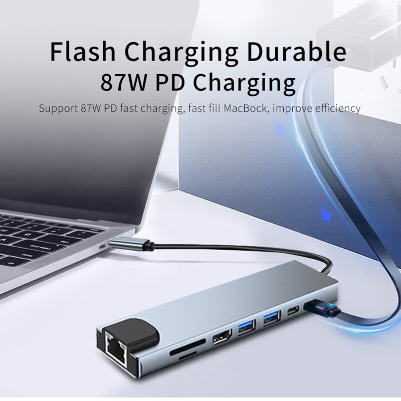 Adattatore Hub Usb 8 In 1 tipo - Home Office For Mac recensione e prezzo