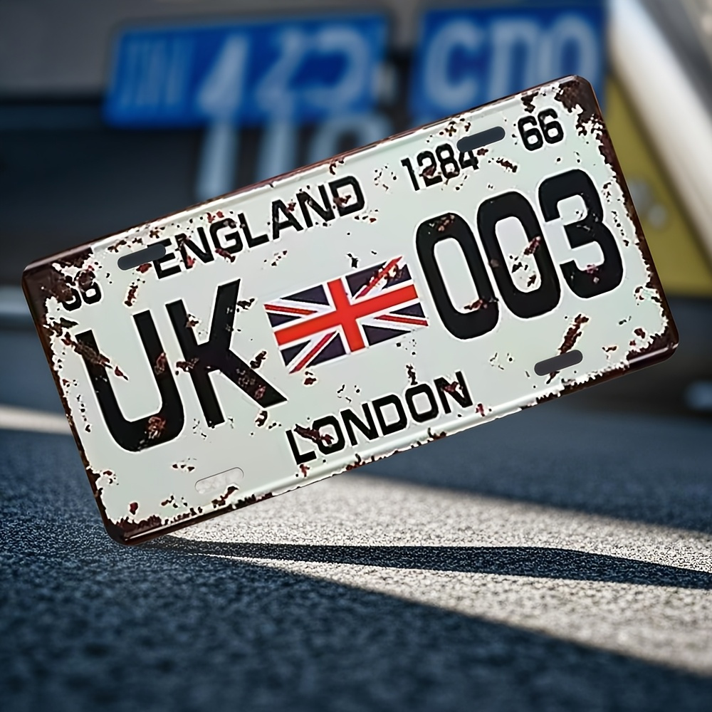 Targa in alluminio vintage Lon - Home Office London recensione e prezzo