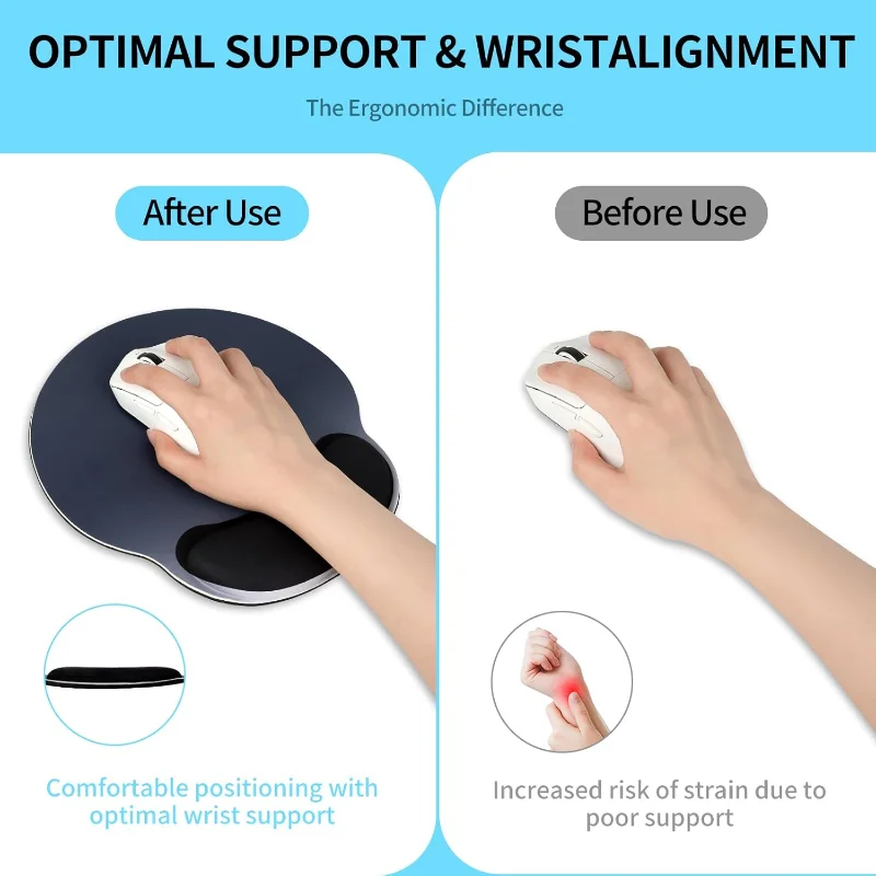Tappetino per Mouse Antiscivol - Wrist Rest Pad recensione e prezzo