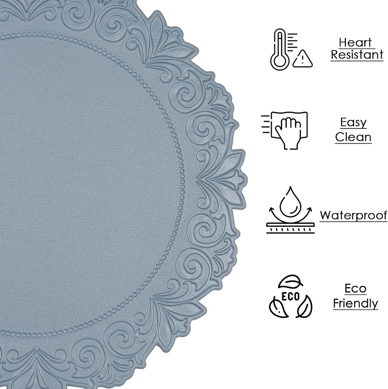 Set di 1/6/10 Tovagliette Roto - Desk Mat Leather recensione e prezzo
