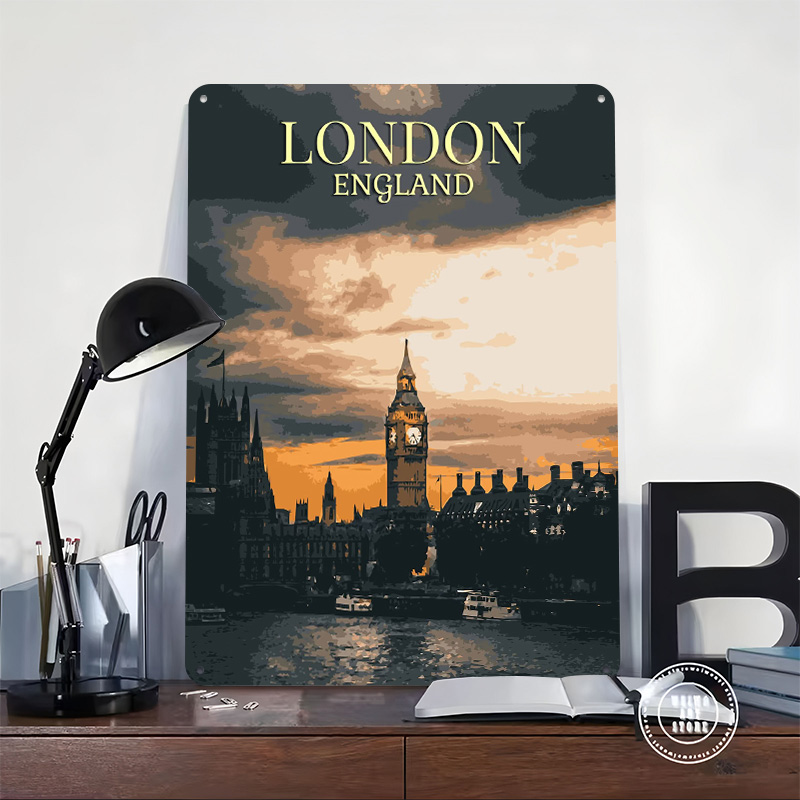 Poster vintage in banda stagna - Home Office London recensione e prezzo