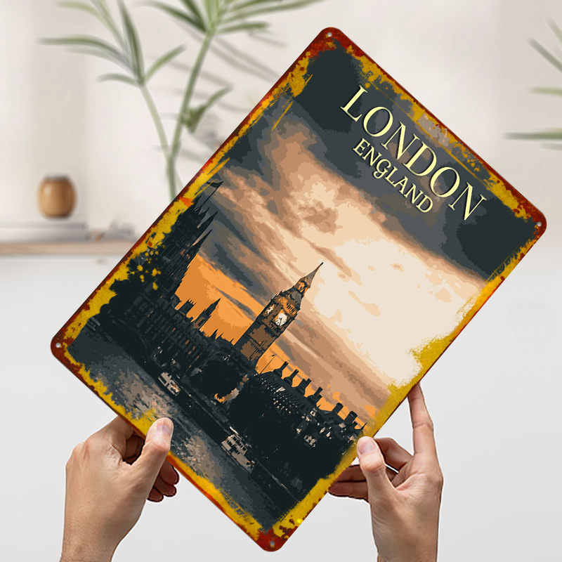 Poster vintage in banda stagna - Home Office London recensione e prezzo