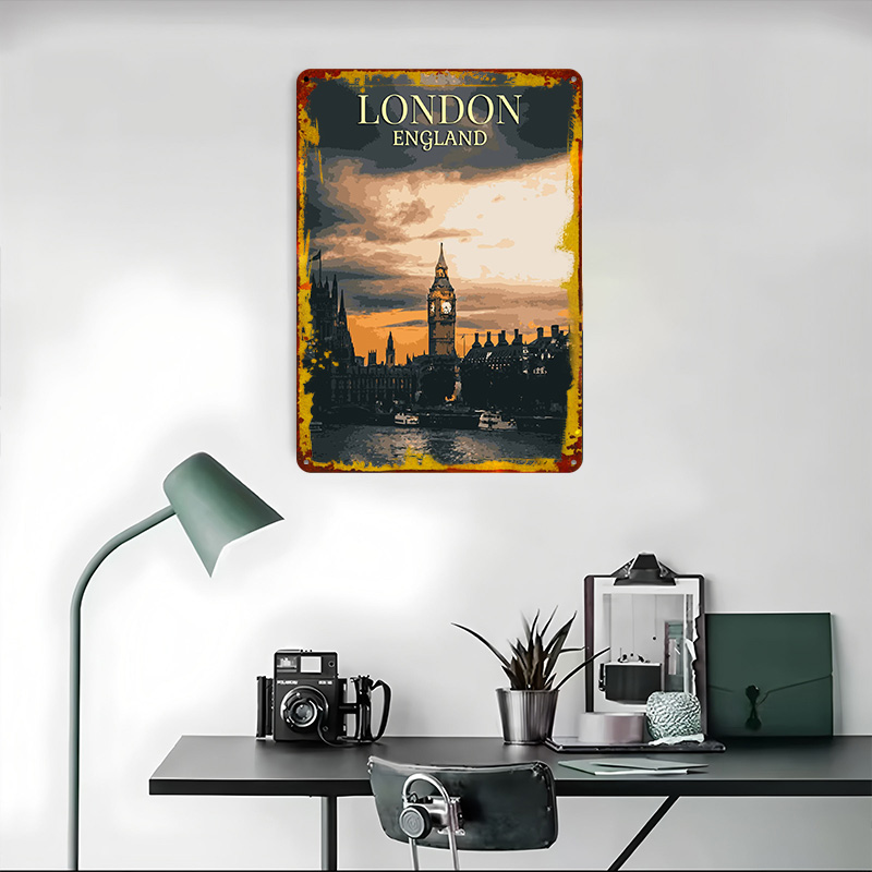 Poster vintage in banda stagna - Home Office London recensione e prezzo
