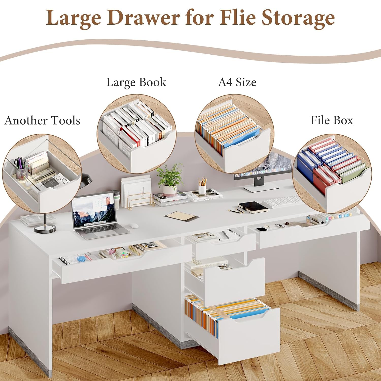 Scrivania per due persone da 7 - Home Office With Two Desks recensione e prezzo