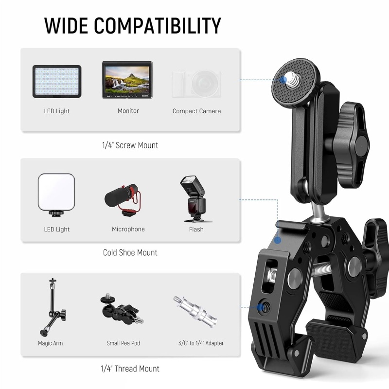 Morsetto Universale in Allumin - Monitor Arm Dual recensione e prezzo