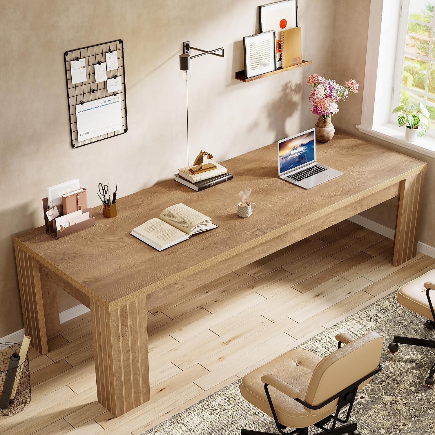 Scrivania per Computer Extra L - Home Office With Two Desks recensione e prezzo