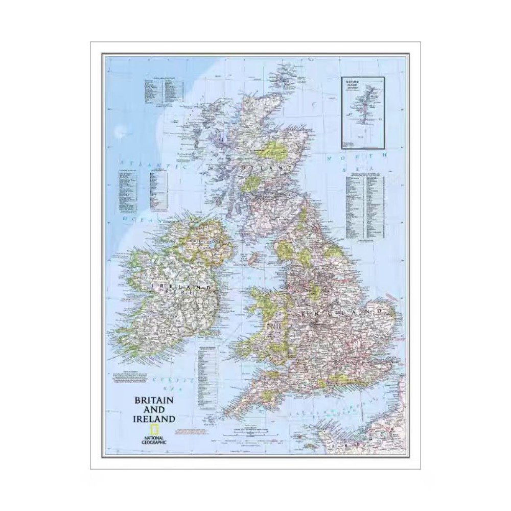 Poster Vintage HD della Mappa  - Home Office And Library recensione e prezzo
