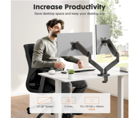 Supporto per due monitor, brac - Monitor Arm Dual recensione e prezzo
