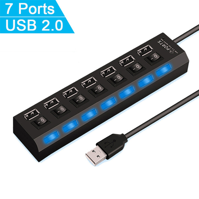 Splitter hub USB 2.0 a 7 porte - Home Office Pc recensione e prezzo
