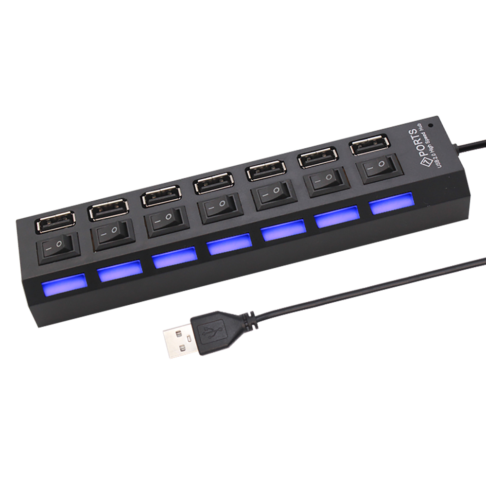 Splitter hub USB 2.0 a 7 porte - Home Office Pc recensione e prezzo